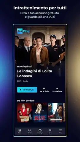 RaiPlay (Android TV) скриншот 9